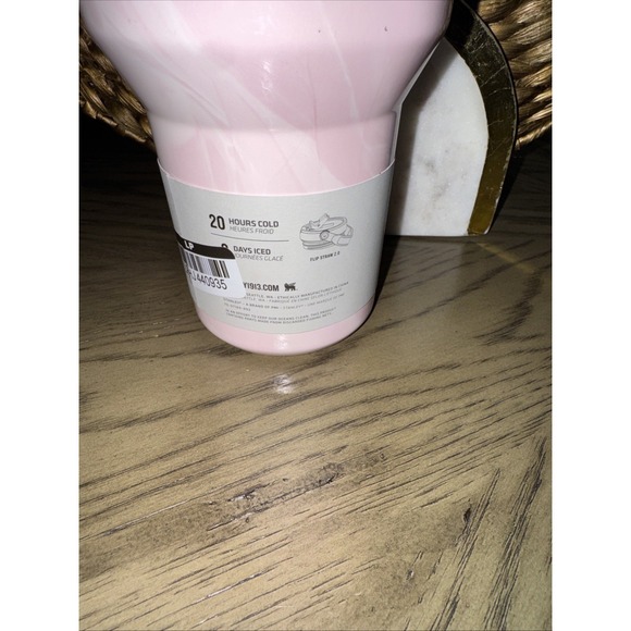 Stanley 40 oz Stainless Steel Ice Flow Flip Straw Tumbler Pink Amethyst Cala NEW - Picture 8 of 9
